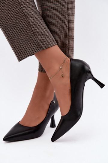 Schuhe Ermöglicht Smukłym Obcasie Vinceza 62323 schZuarze Farbe 2