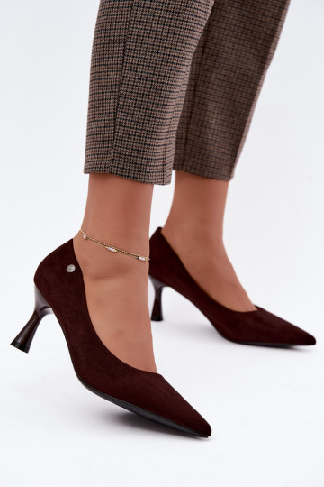 Schuhe Ermöglicht Smukłym Obcasie Vinceza 62323 CzekoladoZue 2