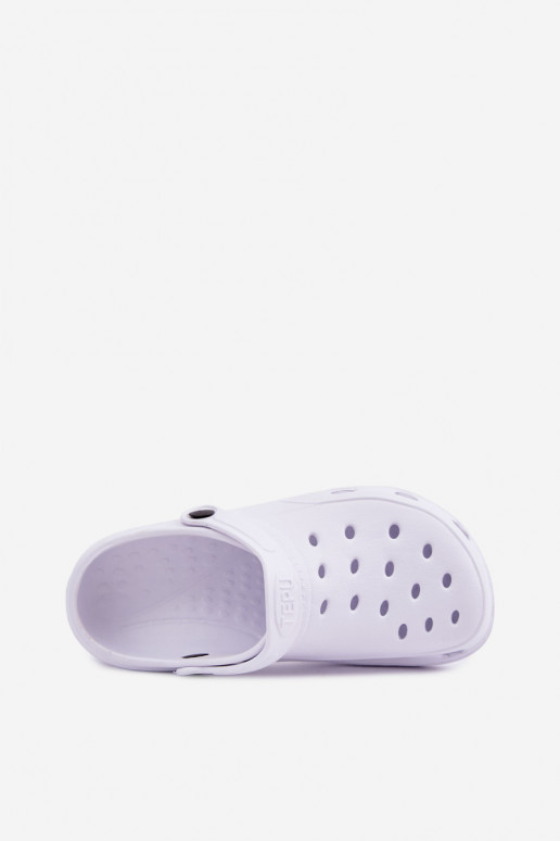 Aderis weiße leichte Clogs