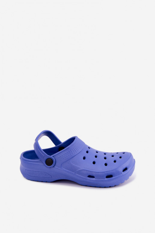 Aderis dunkelblaue leichte Clogs
