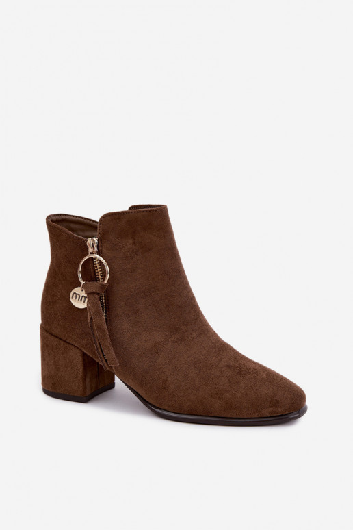 Imara khaki Stiefeletten mit Absatz