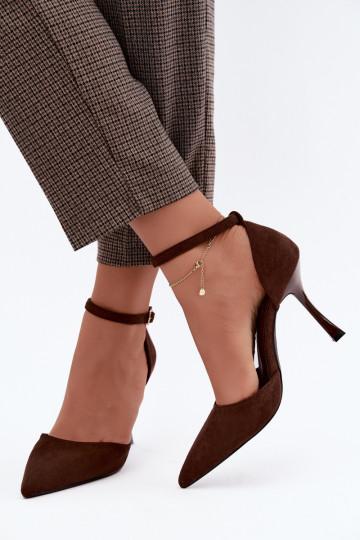 INildlederschuhe mit Riemen CzekoladoZue Ladessa