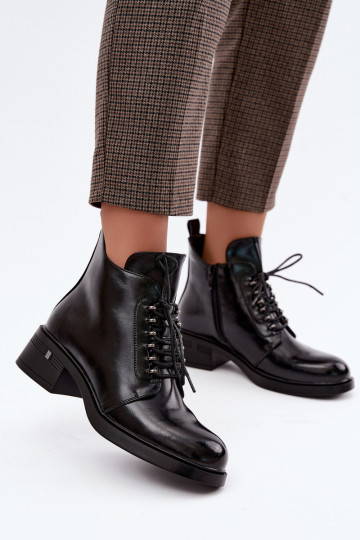 sich Zuarm laufen Stiefel Klocke S.Barski HY62-8112 schZuarze Farbe