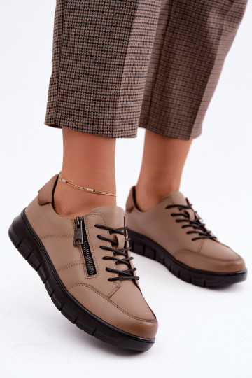 Haut Schuhe Feminin Vinceza 13130 Beige 2