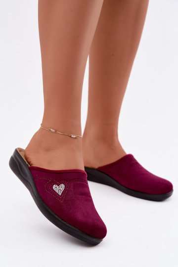 Hausschuhe Feminin Inblu CF000052 Burgund 2
