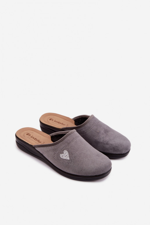 Pantoletten in grauer Farbe Inblu CF000052
