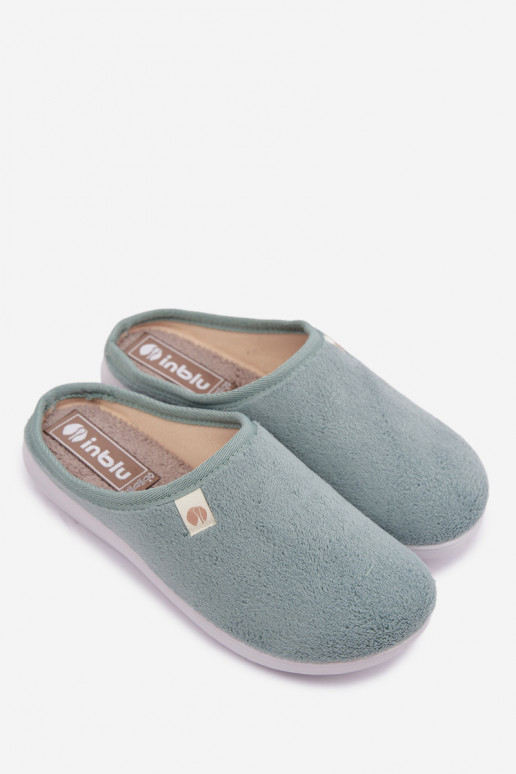 Hausschuhe in Minzfarbe Inblu EC000102
