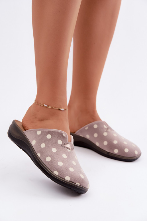 Hausschuhe Feminin Inblu OD000014 graue Farbe