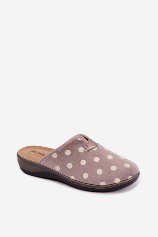 Hausschuhe Feminin Inblu OD000014 graue Farbe
