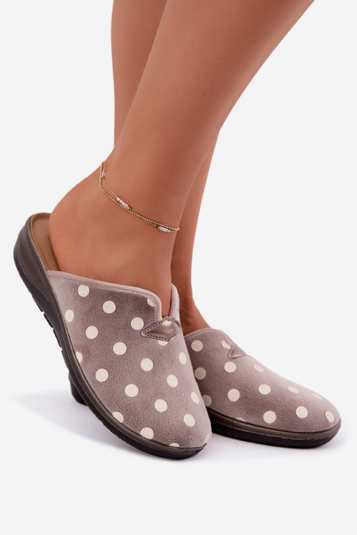 Hausschuhe Feminin Inblu OD000014 graue Farbe