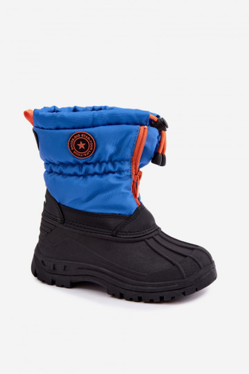 Schneestiefel für Kinder Zum Schloss Big Star SS374032 Blau-schZuarze Farbe
