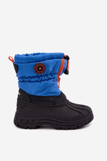 Blau-schwarze Kinder-Schneestiefel Big Star SS374032 2