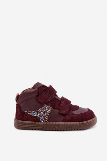 SchuhZuerk Barefoot Kindisch natürliches INildlederoZua FRODDO G2110157-4 Burgund 2