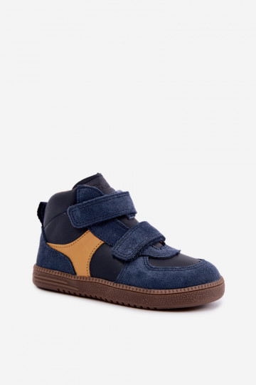 SchuhZuerk Barefoot Kindisch natürliches INildleder FRODDO G2110157 Dunkelblau