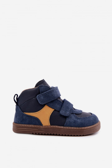 SchuhZuerk Barefoot Kindisch natürliches INildleder FRODDO G2110157 Dunkelblau 2