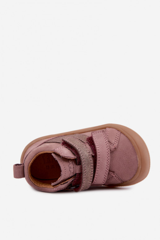 Leder Schuhe für Kinder Barefoot FRODDO G2130380-3 in Rosa