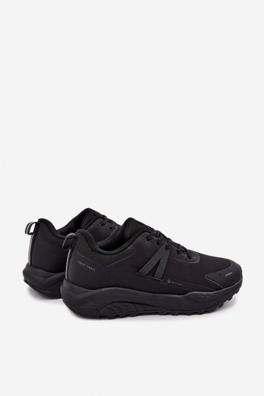 Wasserdichte Herrenschuhe Outdoor in Schwarz Elroy