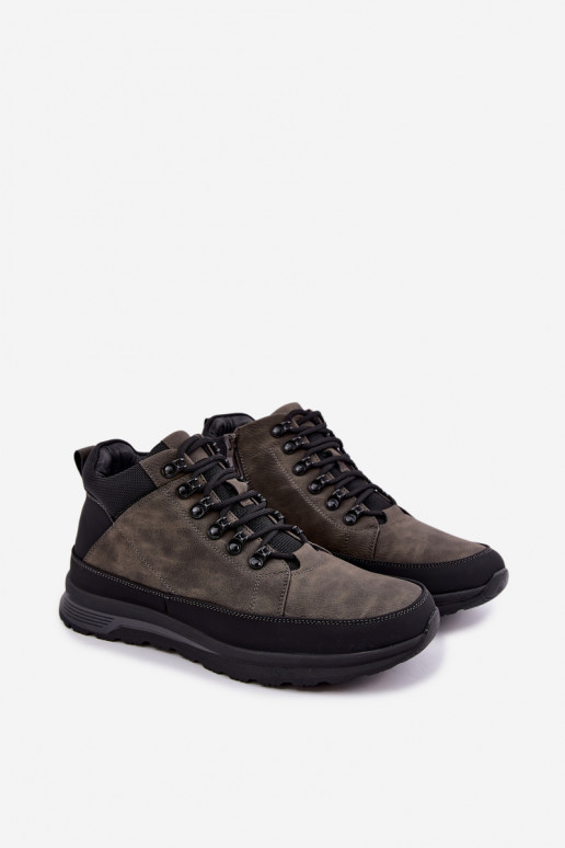 Isolierte Wanderschuhe für Männer in Grau Nivelle