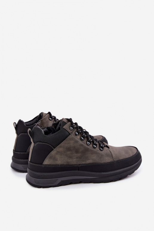 Isolierte Wanderschuhe für Männer in Grau Nivelle