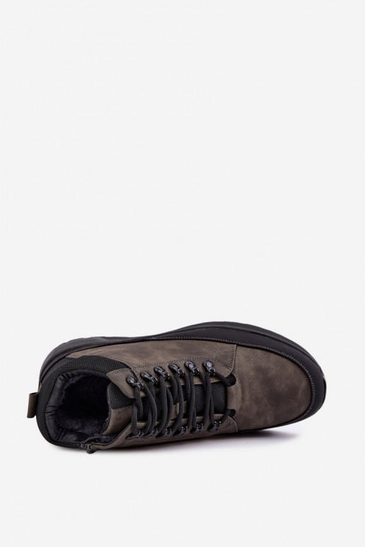 Isolierte Wanderschuhe für Männer in Grau Nivelle