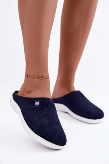 Dunkelblaue Damen-Hausschuhe Inblu EC000102 2