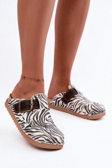 Zebra Damen-Clogs mit Schnallen DJ000016 2