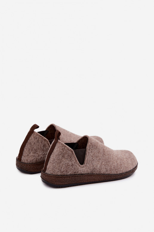 Sandfarbene Damen-Hausschuhe Inblu NL000013