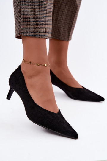 Spitze Schuhe in Schwarz Tadela 2