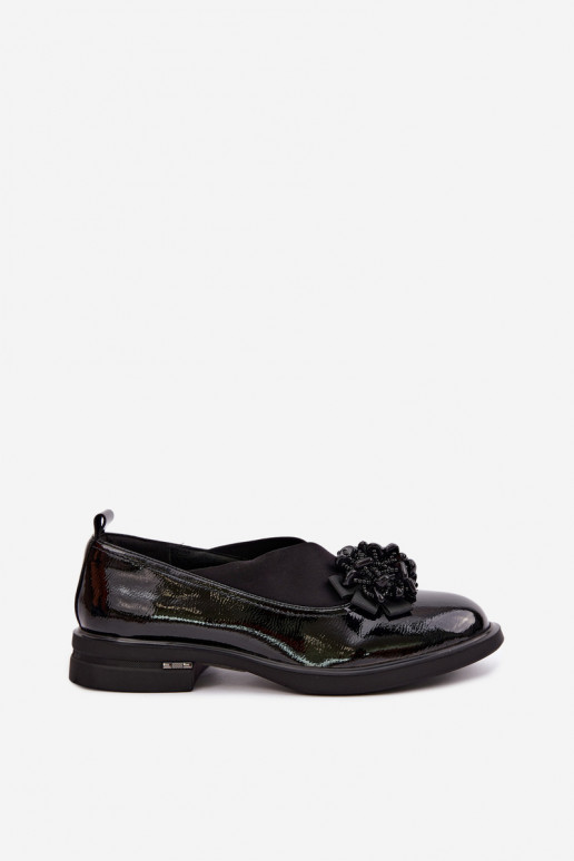 Damen Schuhe mit Ornamenten T.Sokolski S2 J26-271 in schwarzer Farbe