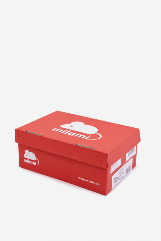 Elastische Kinderschuhe Milami mit Klettverschlüssen und Leopardenmustern in Rosa Ambette