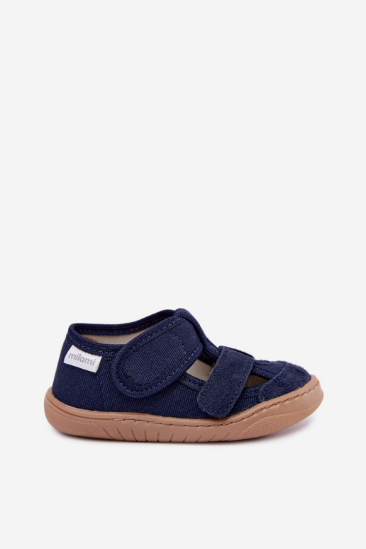 Kinderschuhe Barefoot Milami in Dunkelblau Lumi
