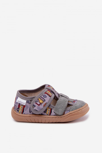 Kinderschuhe Barefoot Milami in Grau Lumi 2