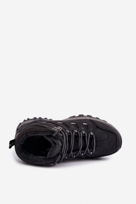 isolierte Wanderschuhe für Herren Big Star UU174317 in schwarzer Farbe