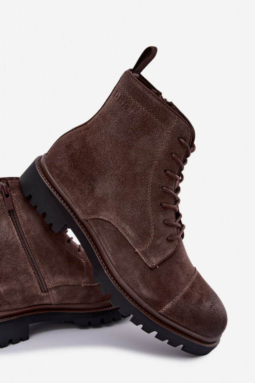 Wildlederschuhe für Herren Big Star UU174220 in Braun