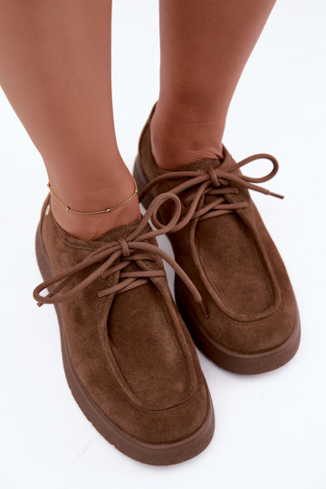 Damen Schuhe aus Kunstveloursleder Tai turiciejka K7189-04 in Sand