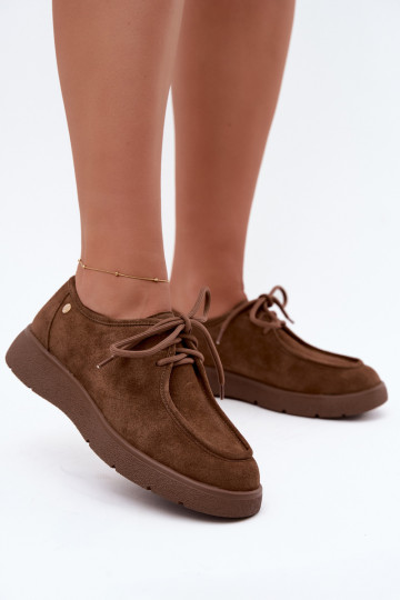 Damen Schuhe aus Kunstveloursleder Tai turiciejka K7189-04 in Sand 2