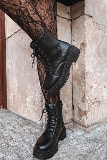 Damen-Stiefeletten Big Star UU274816 in Schwarz