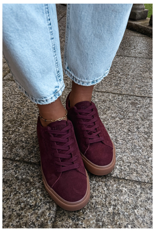 Damen-Sneaker Big Star UU274242 in Bordeaux