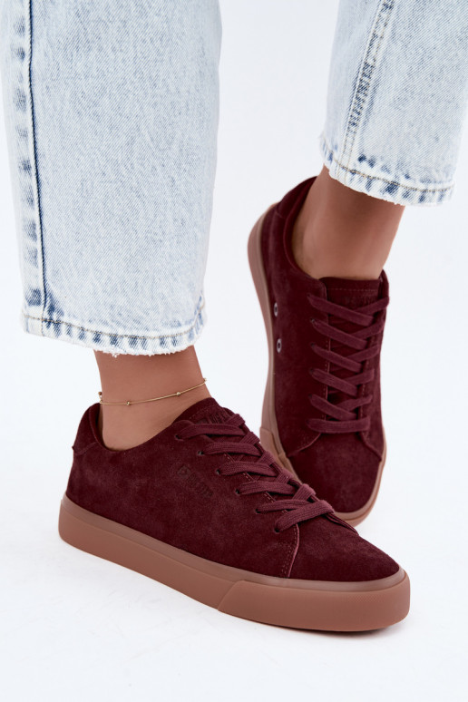 Damen-Sneaker Big Star UU274242 in Bordeaux