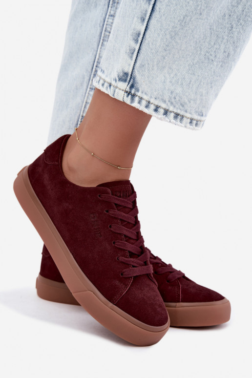 Damen-Sneaker Big Star UU274242 in Bordeaux