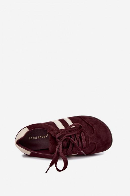 Damen Sneaker Barefoot in Bordeaux Kessy