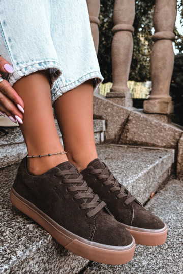 Damen Sneaker Big Star UU274243 schokoladenfarbe 2