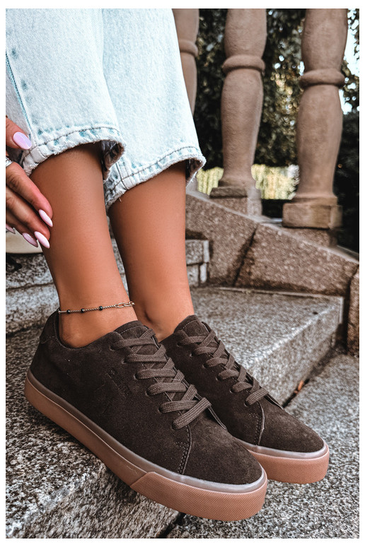 Damen Sneaker Big Star UU274243 schokoladenfarbe