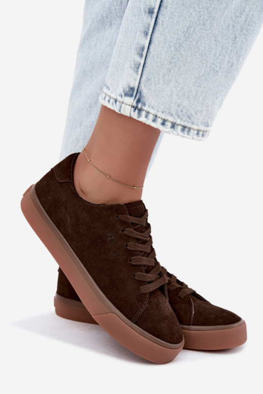 Damen Sneaker Big Star UU274243 schokoladenfarbe