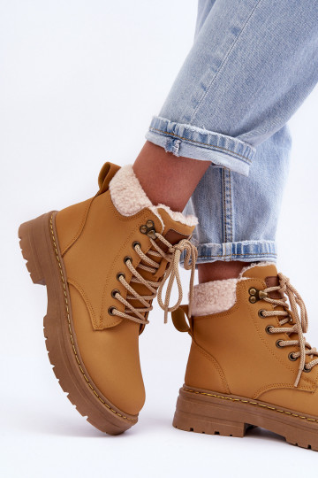 Schuhe Feminin mit AufZuärmen braune Farbe Jette 2