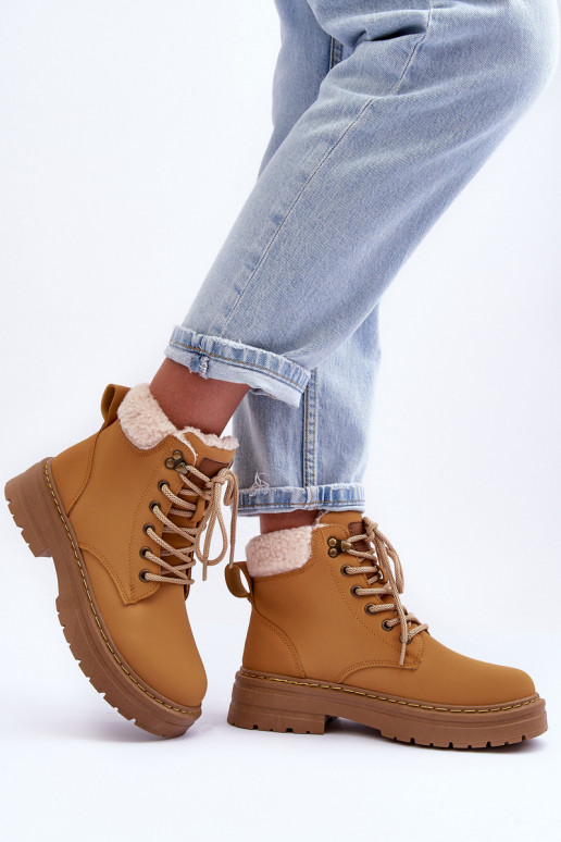Braune Damen Schuhe mit Isolierung Jette