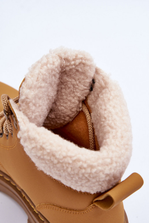 Braune Damen Schuhe mit Isolierung Jette