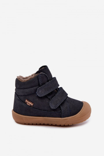 Leder Kinder Winterstiefel Froddo G2110138 dunkelblau 2