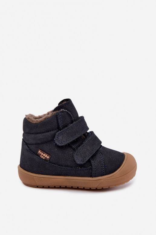 Leder Kinder Winterstiefel Froddo G2110138 dunkelblau