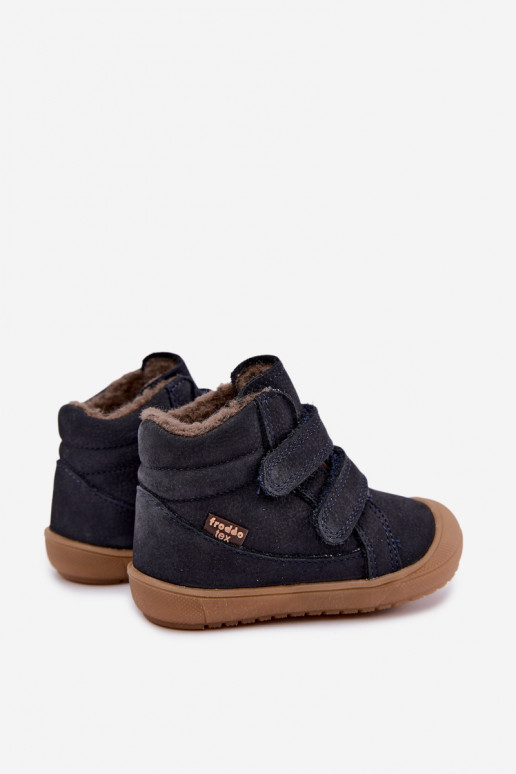 Leder Kinder Winterstiefel Froddo G2110138 dunkelblau